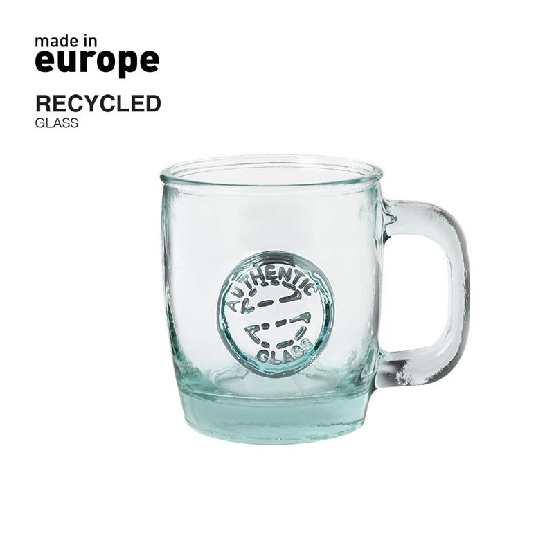 Tasse aus recyceltem Glas